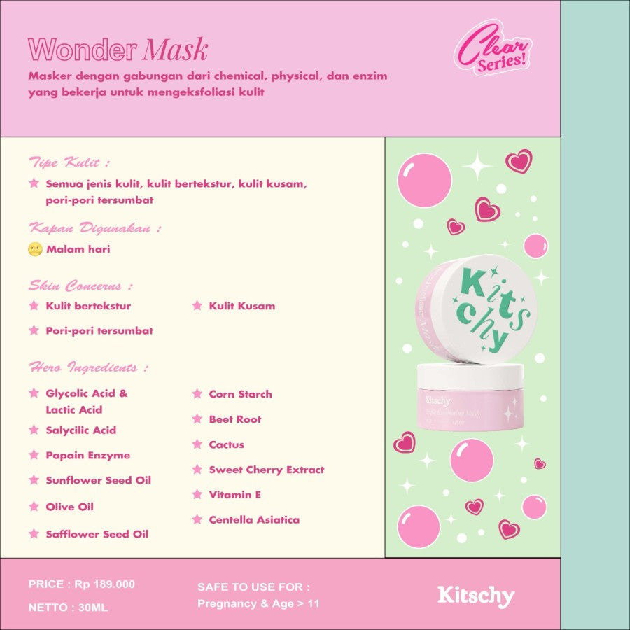 Wonder Mask Triple Exfoliating Mask - Kitschy