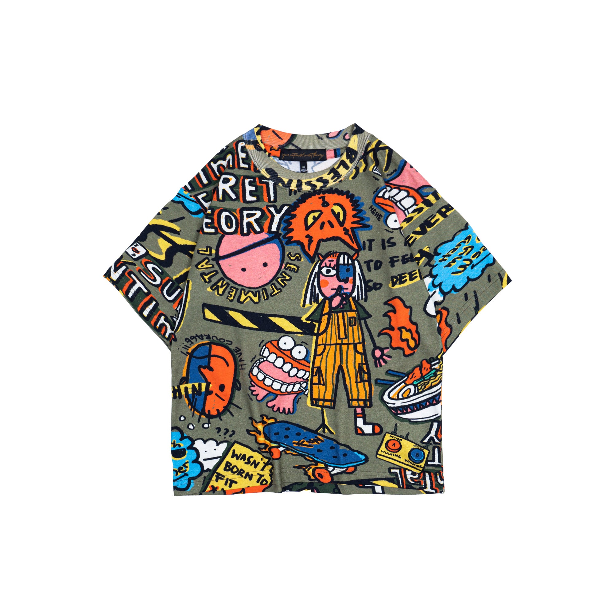 S'Aint Olive Tshirt - Ssst Kids