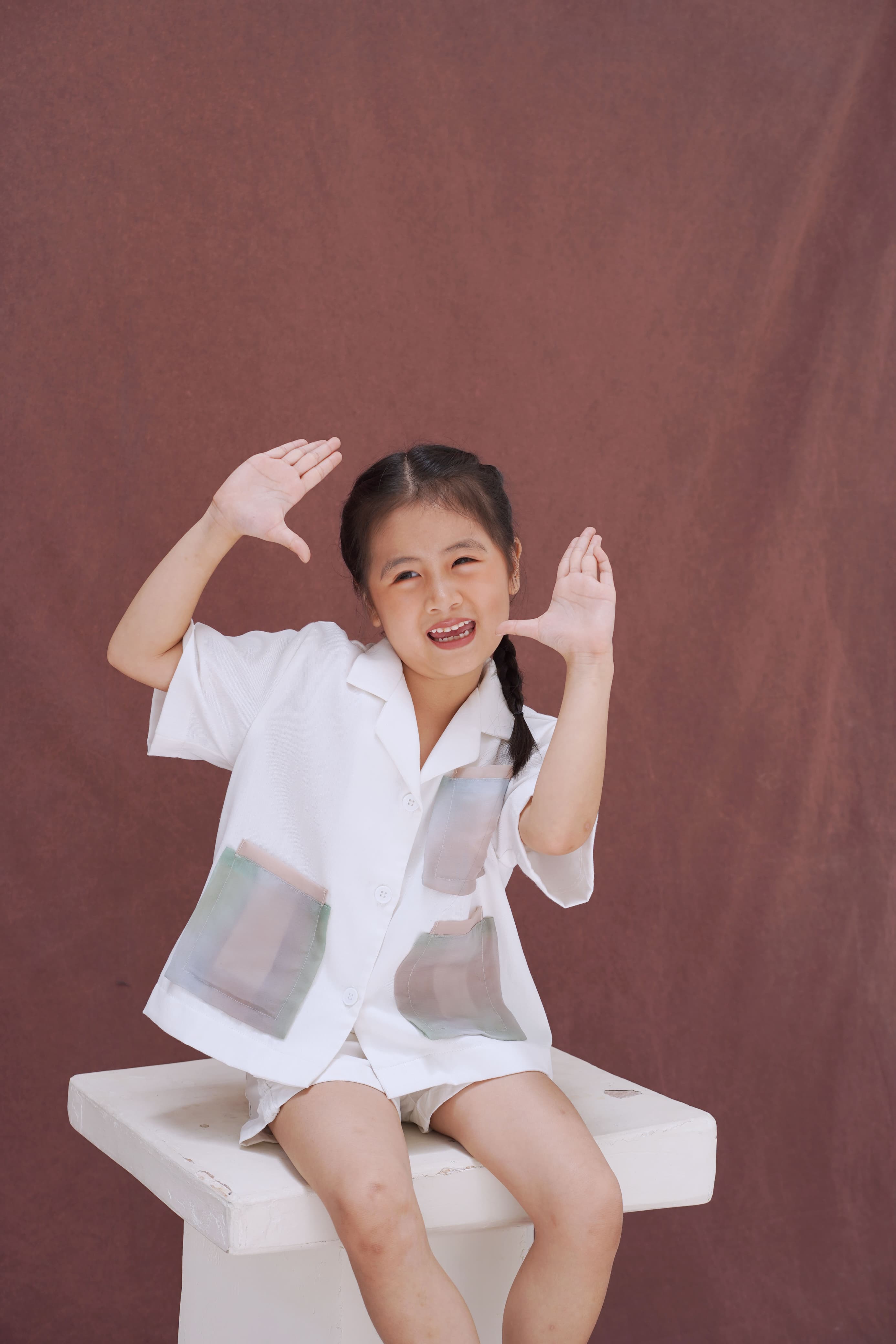 Acer Denim White Kids Shirt - LR Studio