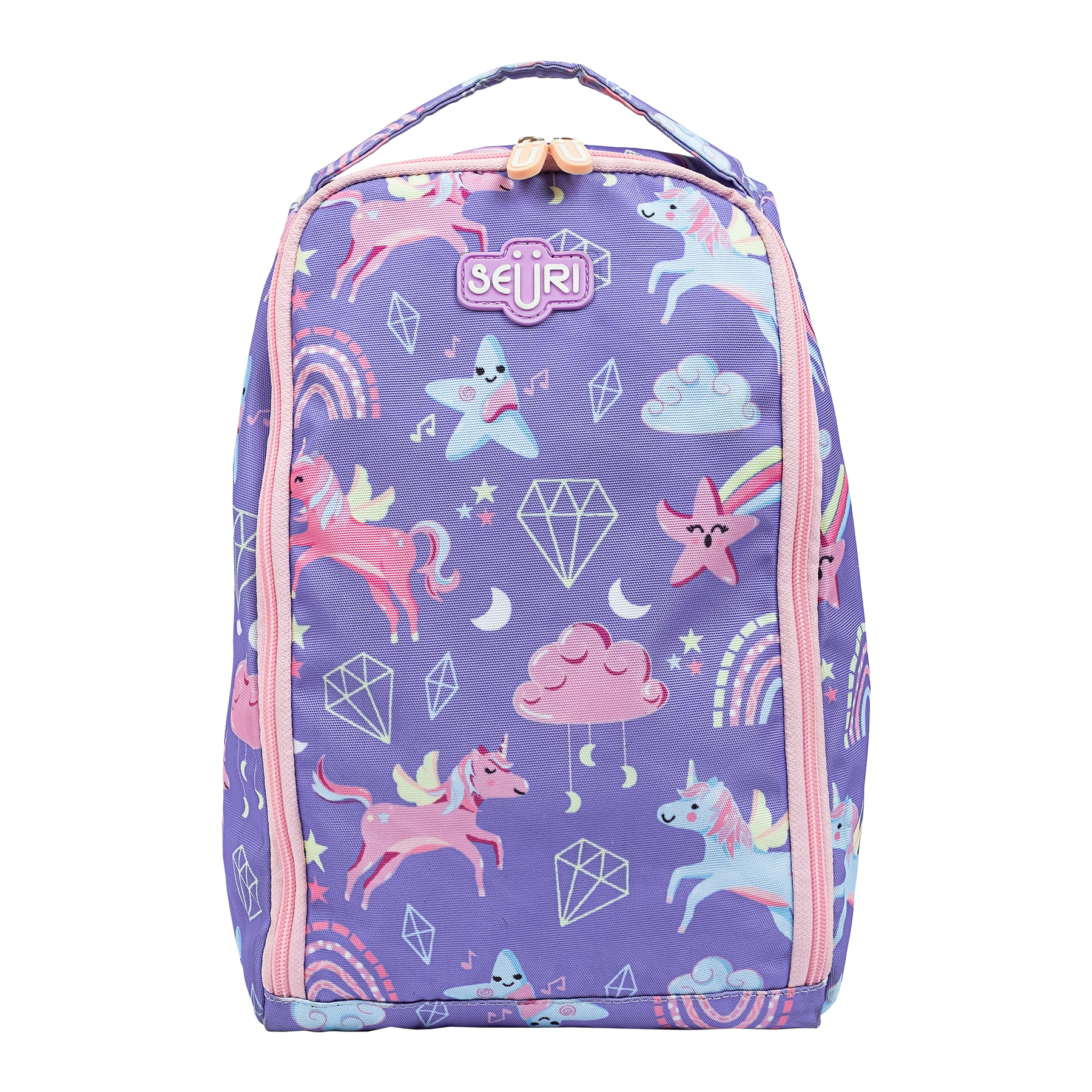 Mystical Meadow Shoes Bag Purple - Seuri