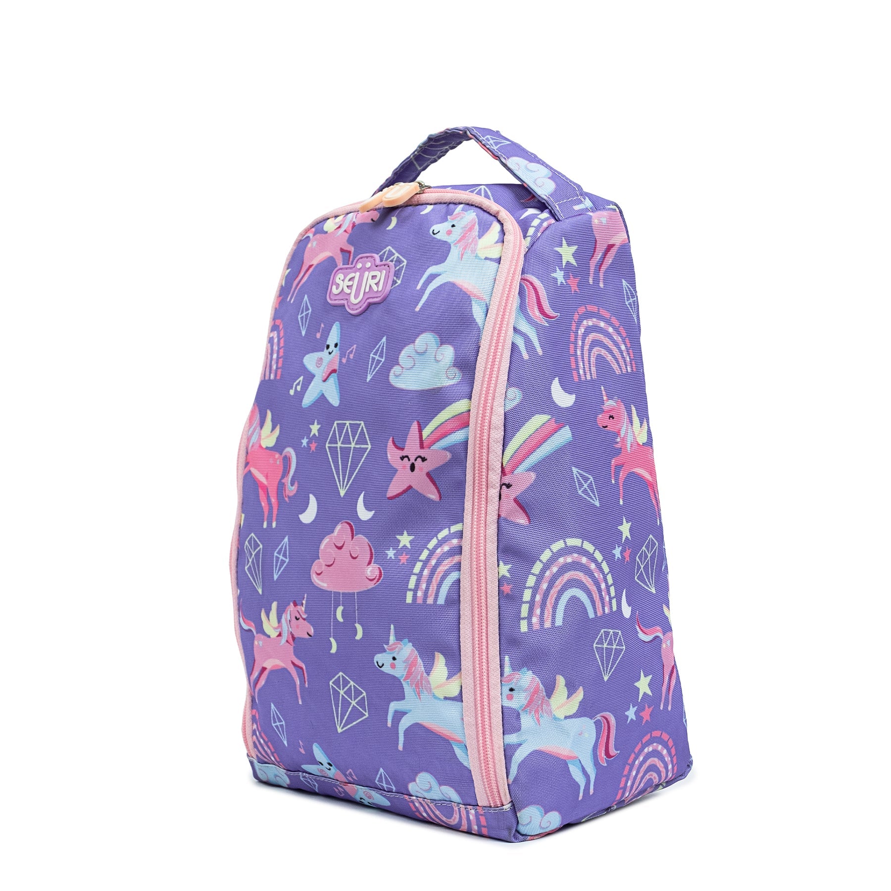 Mystical Meadow Shoes Bag Purple - Seuri