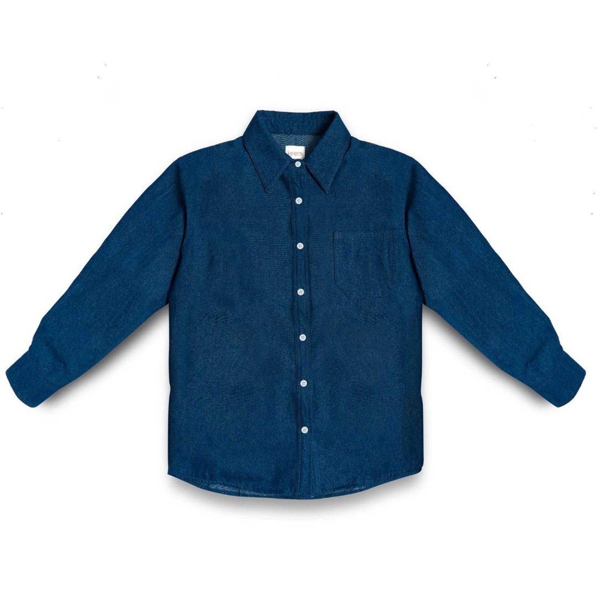 Elle Denim Shirt - Krem