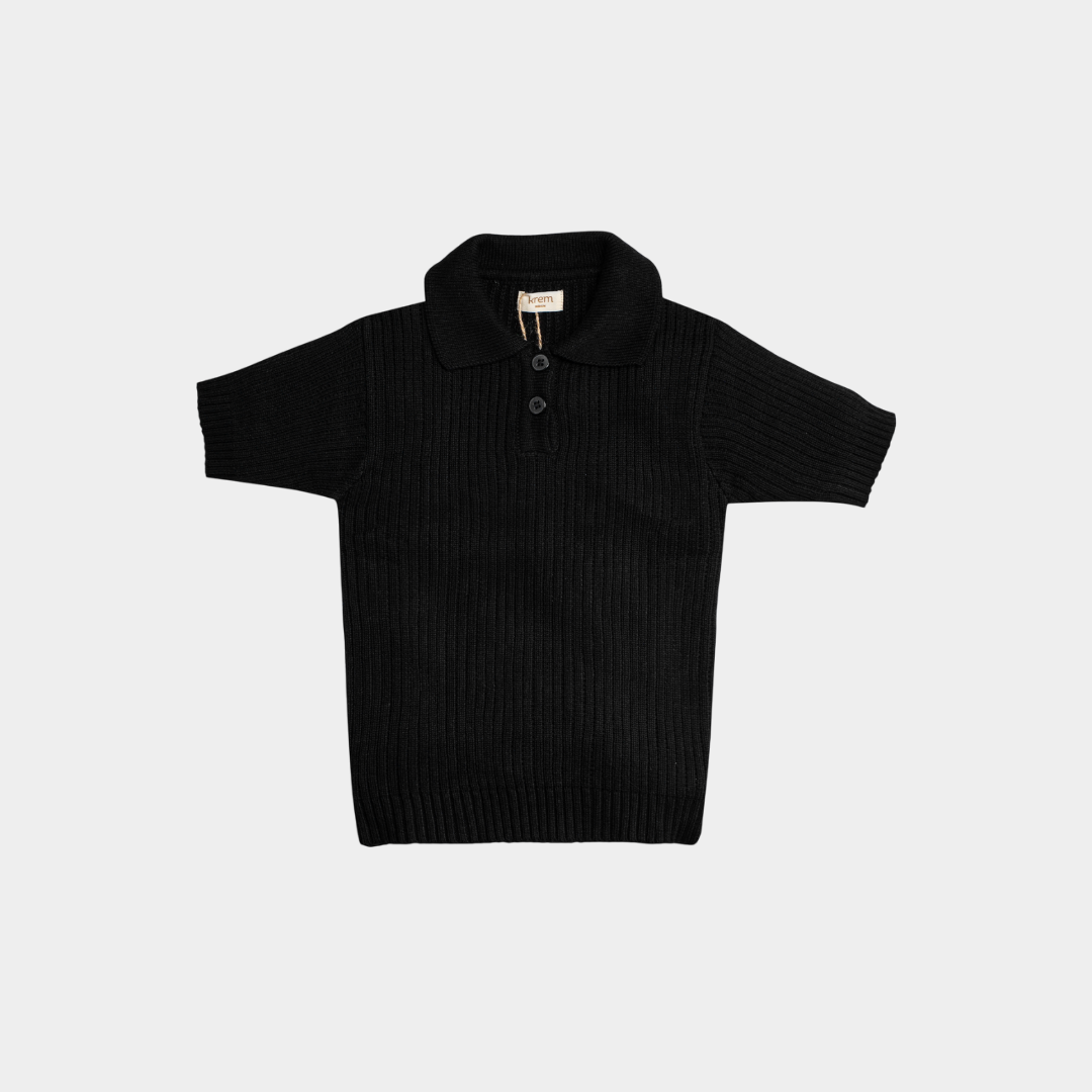HGL Bambini - Anselm Knit Collar Neck - Krem