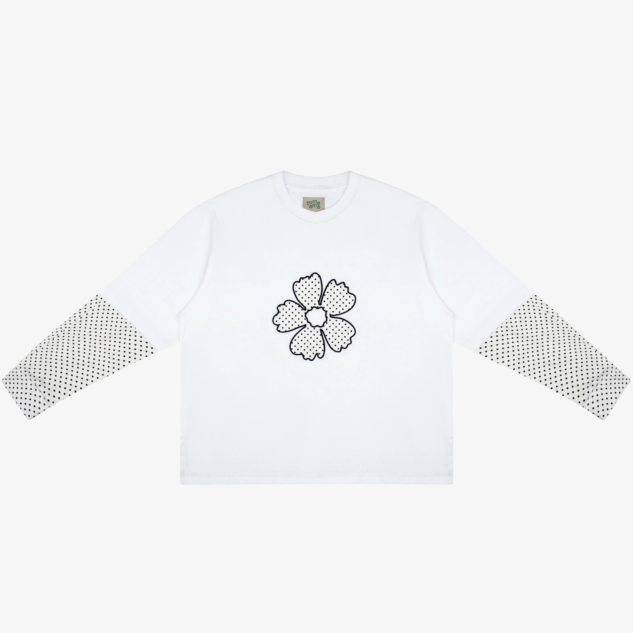 Yukio Longsleeve Tee White - Tome Ame