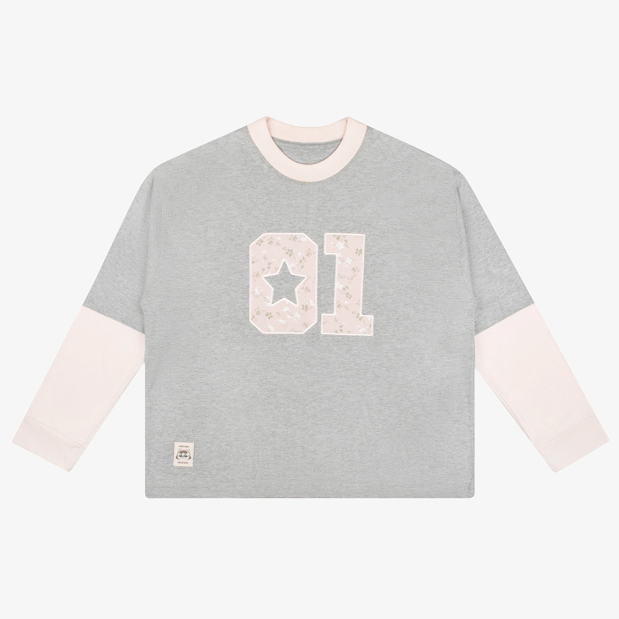 Hoshi Boxy Longsleeve Grey - Tome Ame