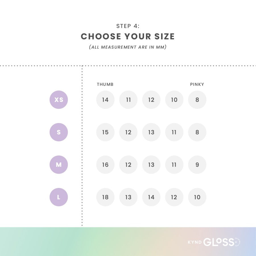 Blue Fantasy Valentine Press-On - Kynd Gloss
