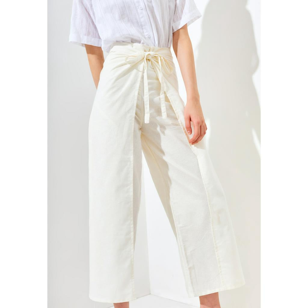 Knot Pants White - Vintage House