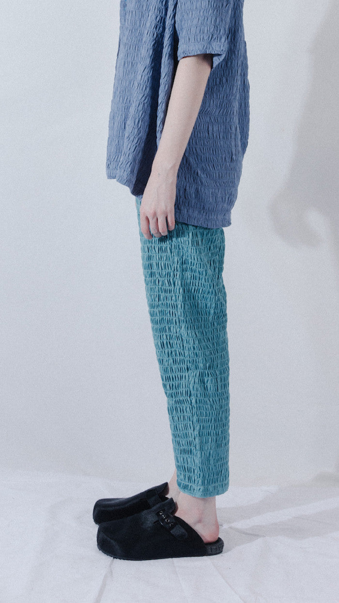 Smockk Steady Pants Teal - La Douche Vita