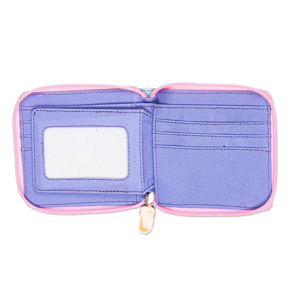 Whimsical Bouquet Wallet Purple - Seuri