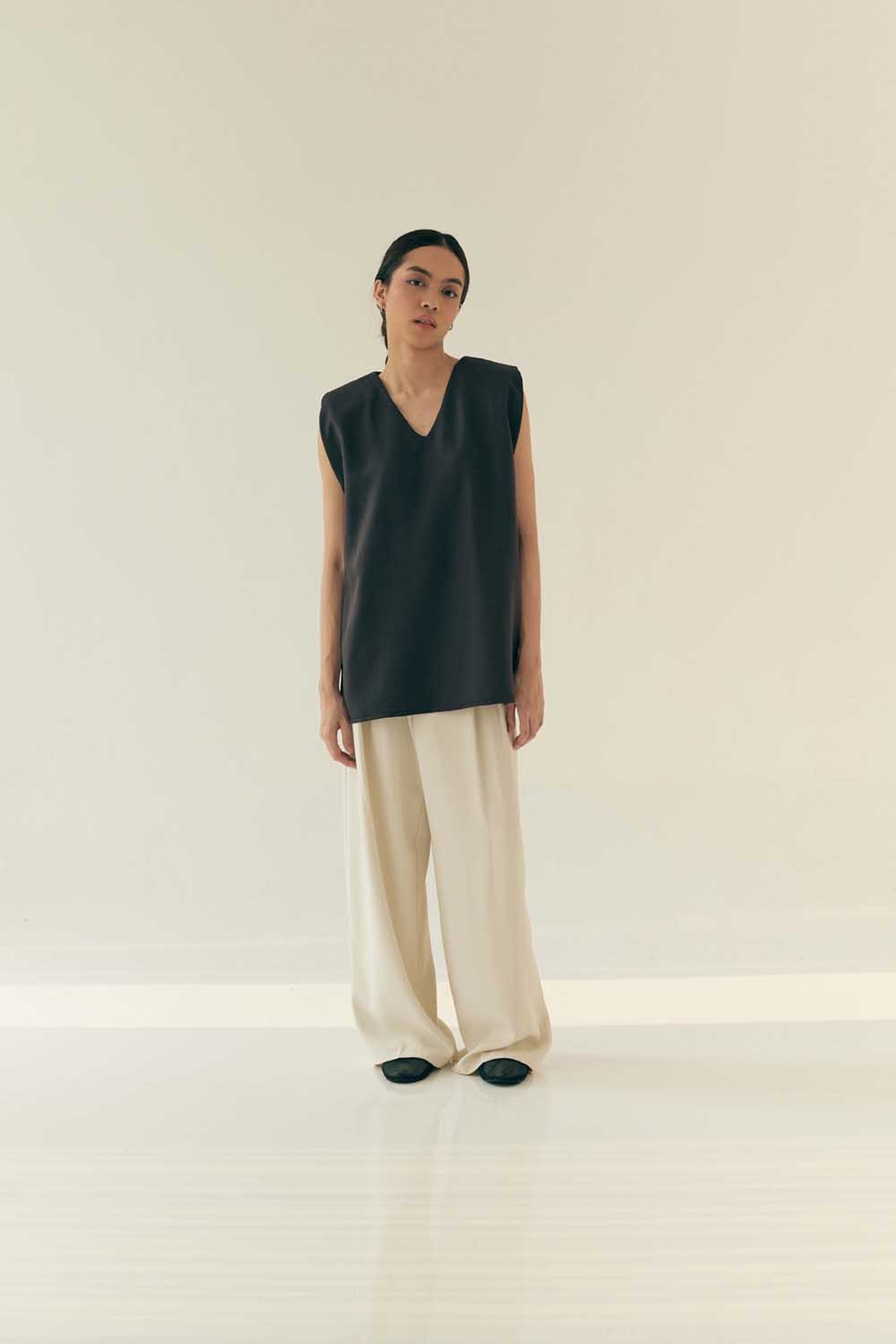 Paddy Blouse Charcoal - Morningsol