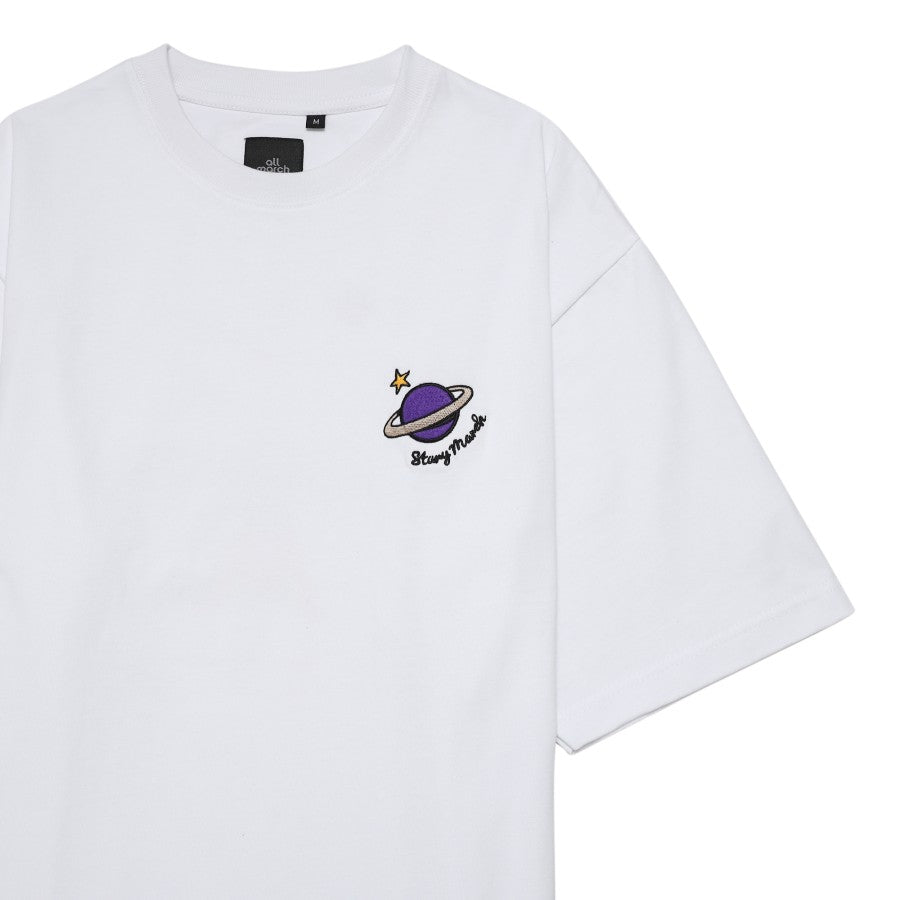 Stary Night Tshirt White - All March