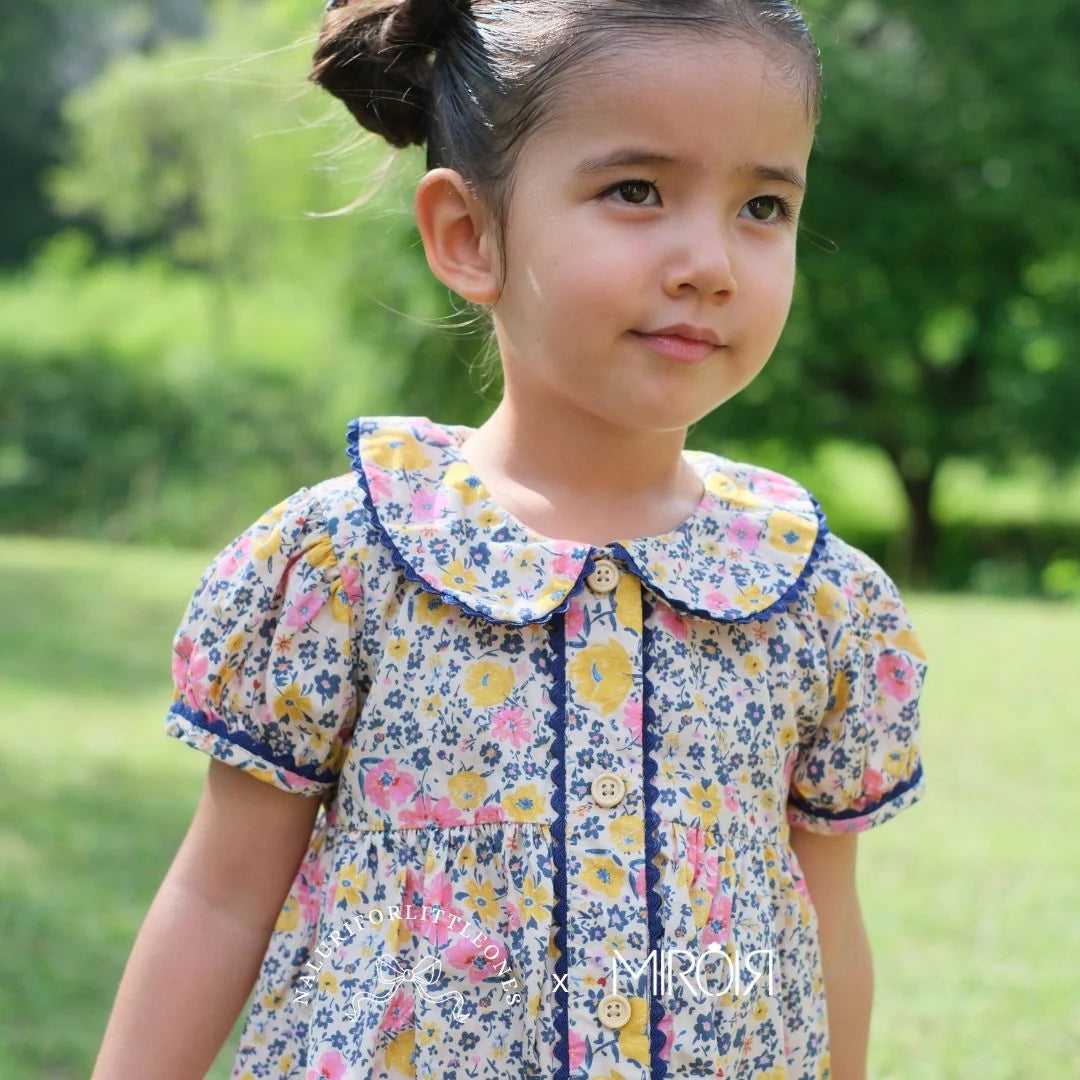 HGL Bambini - Cecilia Dress Navy - Naluriforlittleones