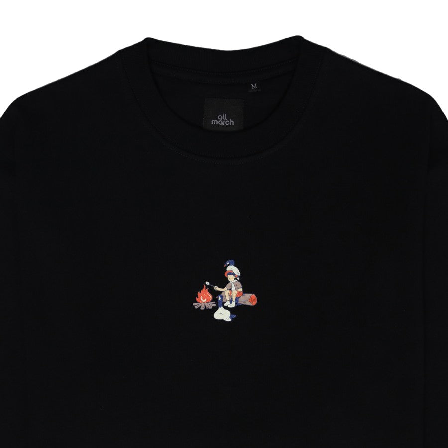 Marshmallow T-Shirt Black - All March