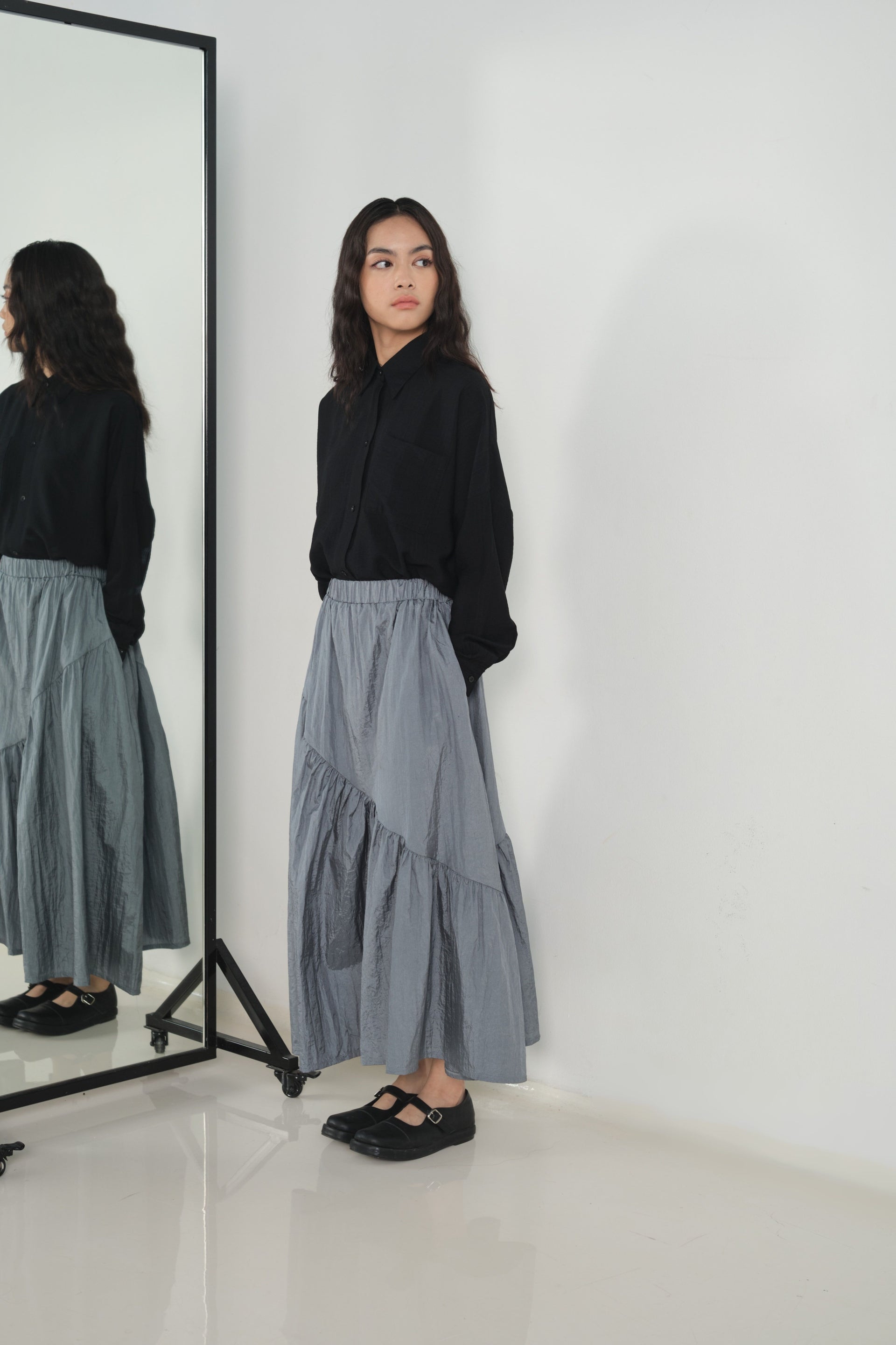 Brigitte Skirt Silver - Morningsol
