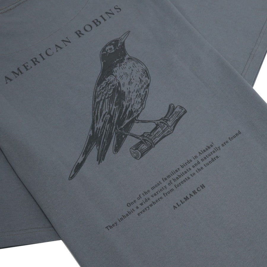 Robins T-Shirt Deep Grey - All March