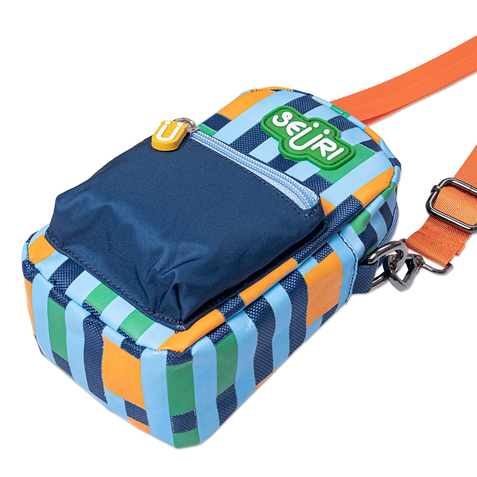 Spectrum Stripes Sling Bag Navy - Seuri