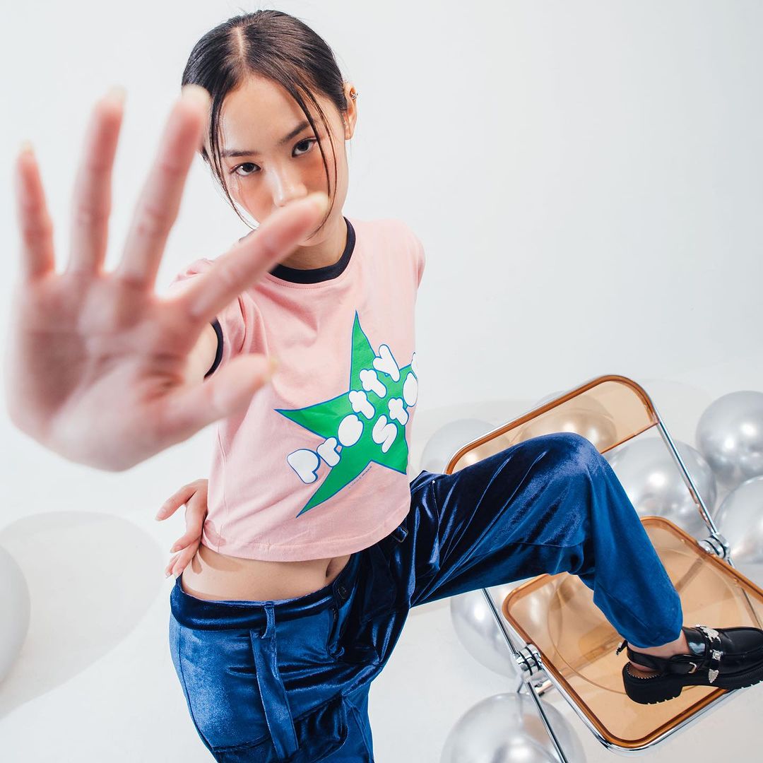 Starlight Baby Tee Dusty Pink - Locale Women