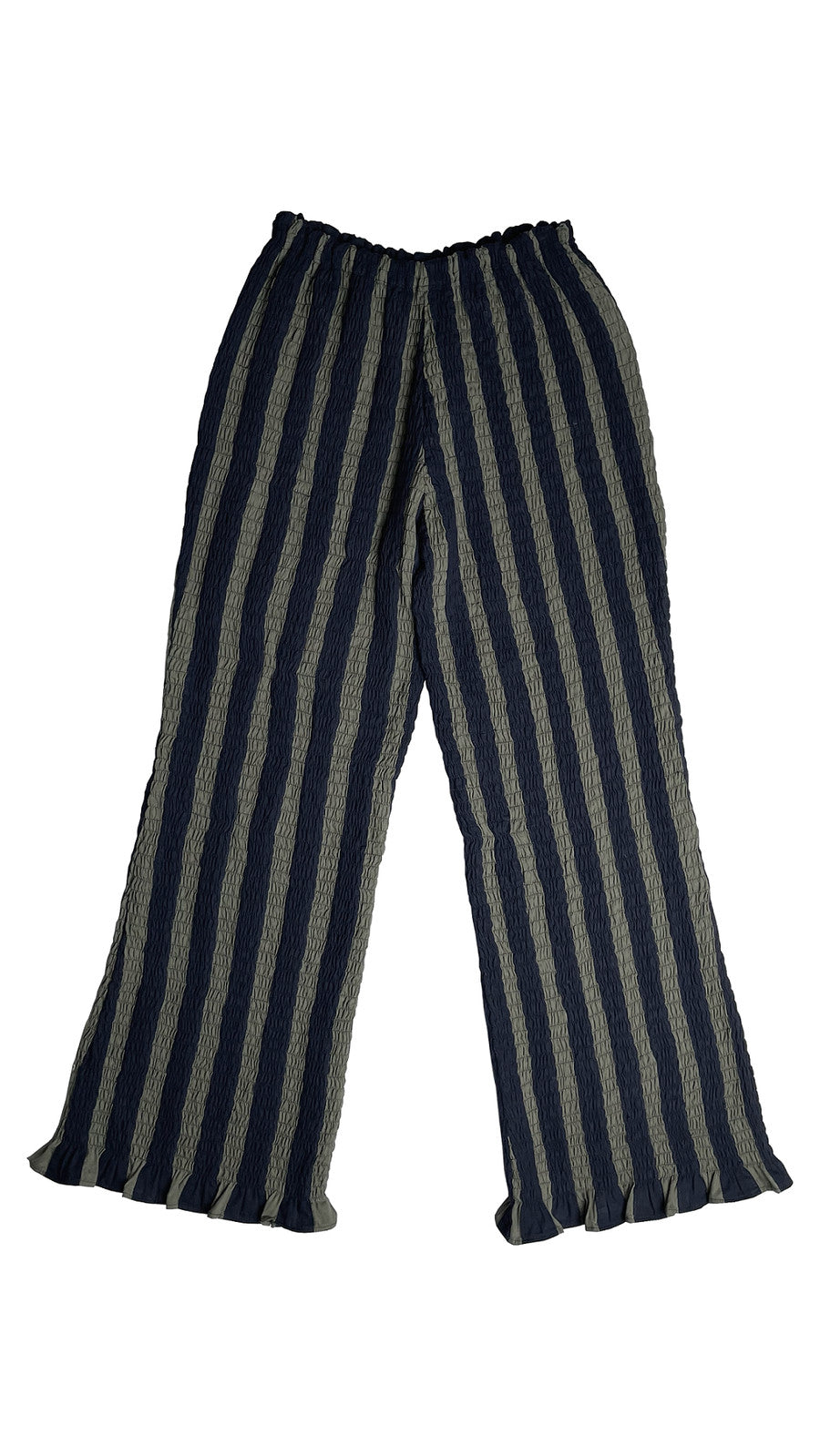 ​Smoga Flare Pants Navy Grey - La Douche Vita