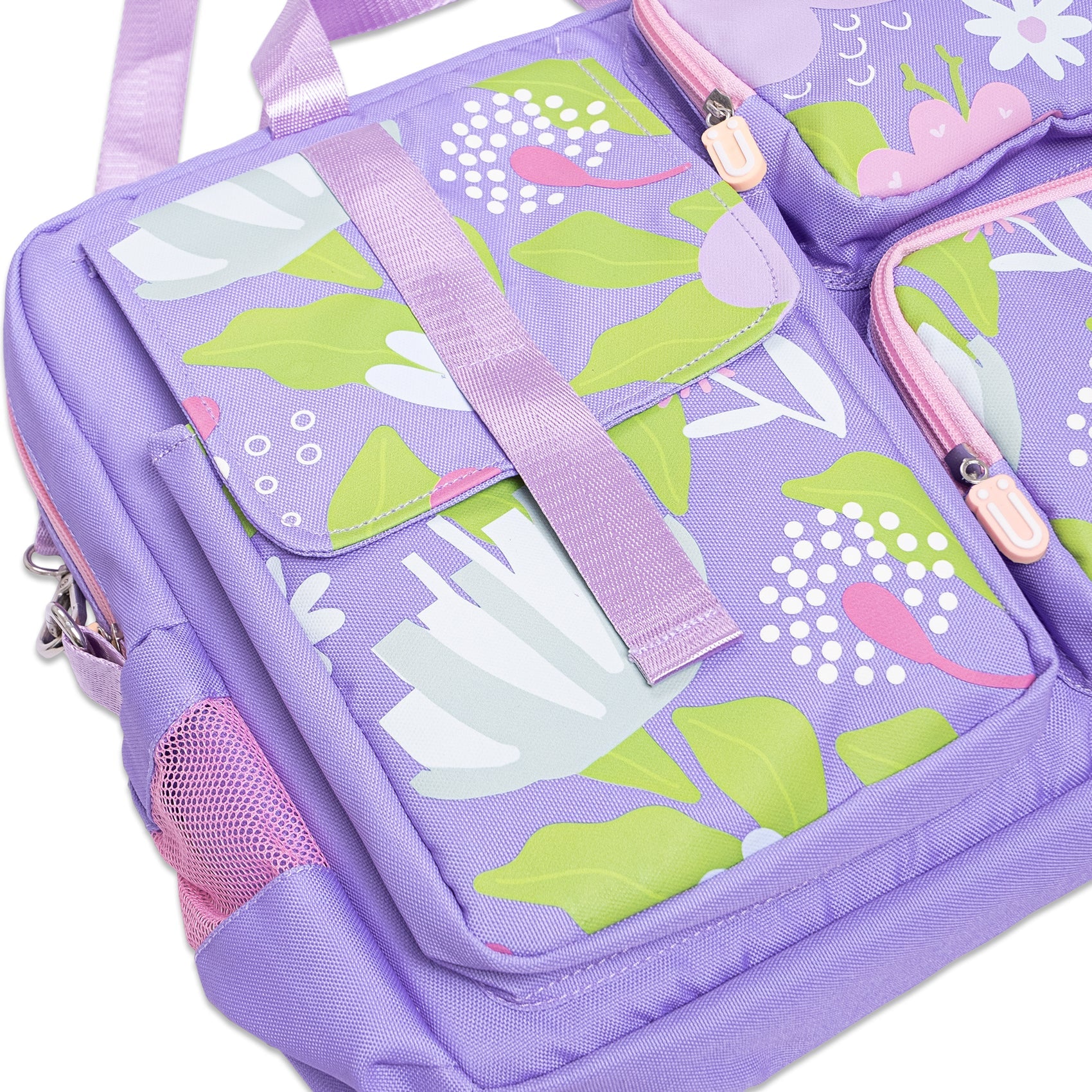 Whimsical Bouquet Laptop Bag Purple - Seuri