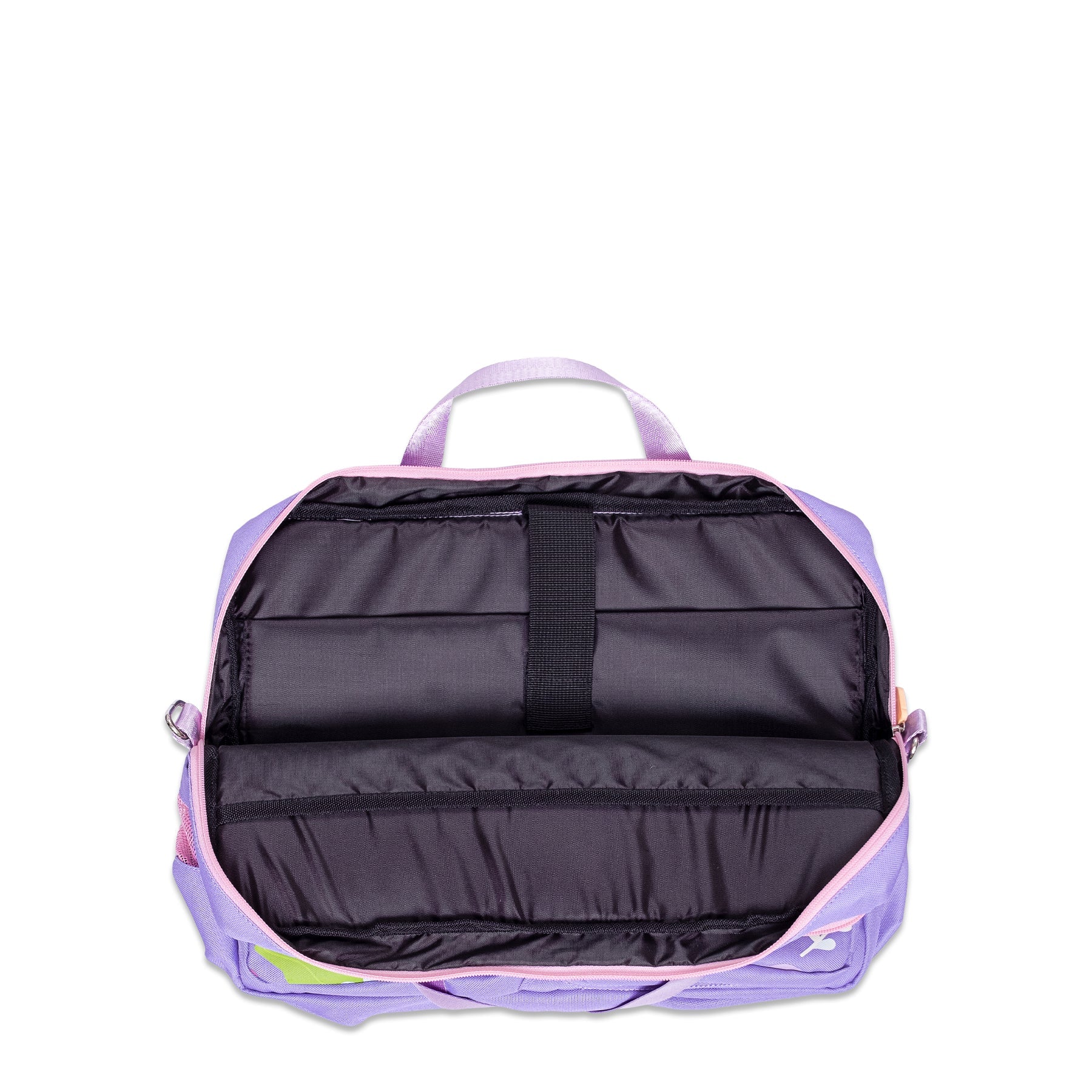 Whimsical Bouquet Laptop Bag Purple - Seuri
