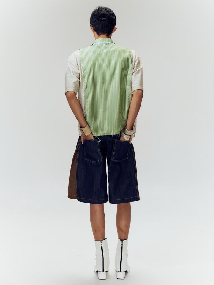 District Double Top Grey Green - Two Stitches