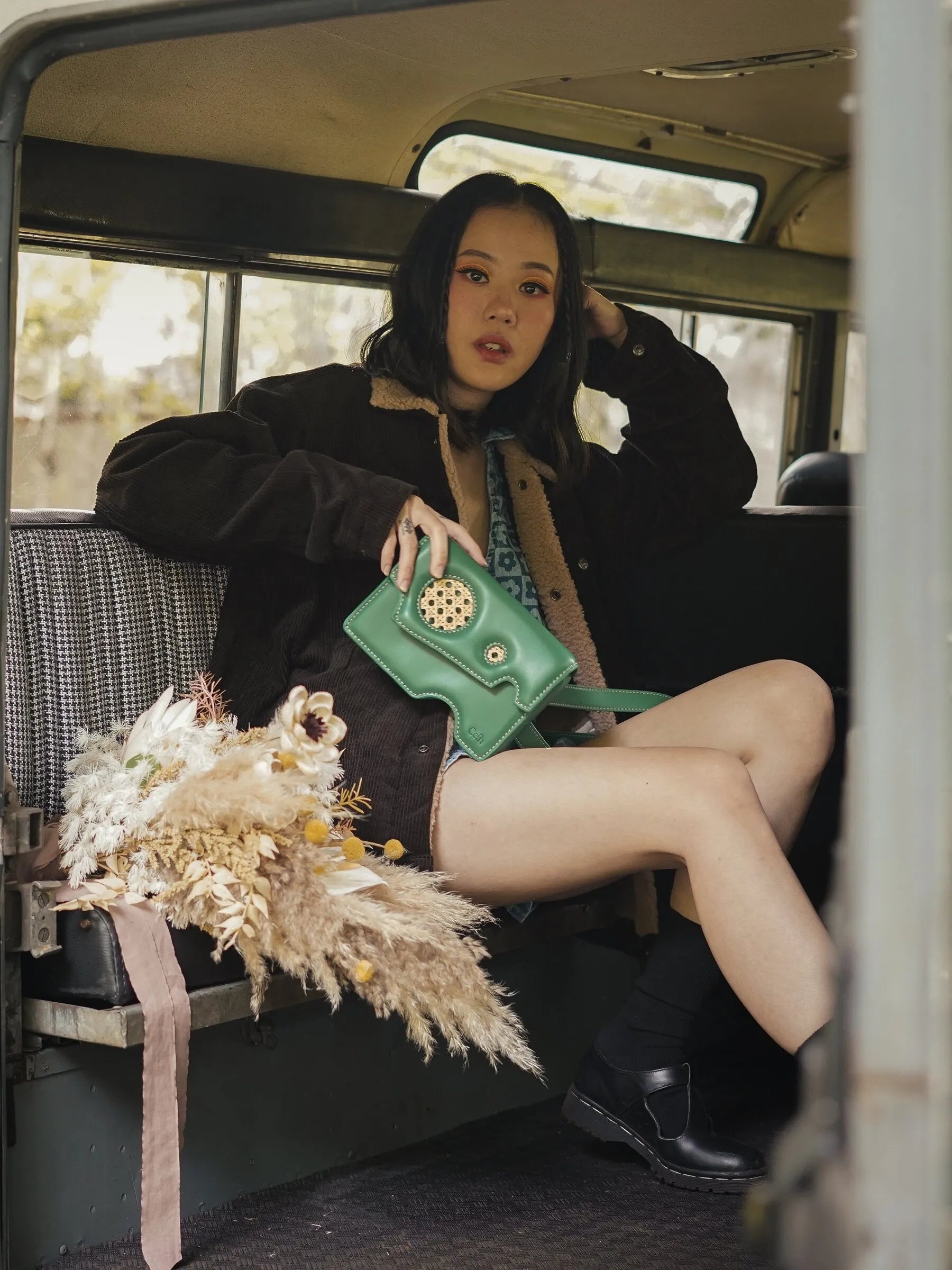 Keju Bag Forest Green (M) - Cein Goods