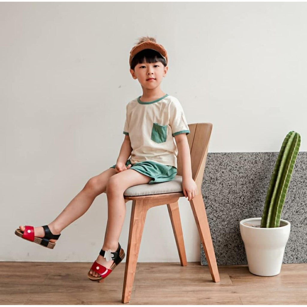 Mich Red Sandals - Owlie Ellie