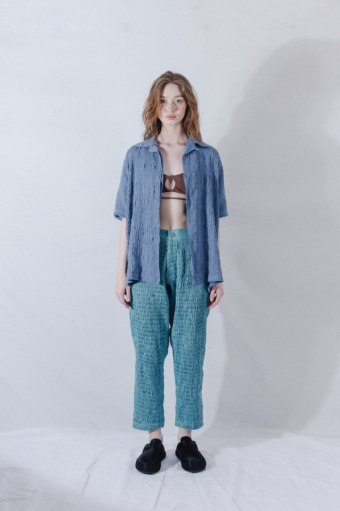 Smockk Steady Pants Teal - La Douche Vita