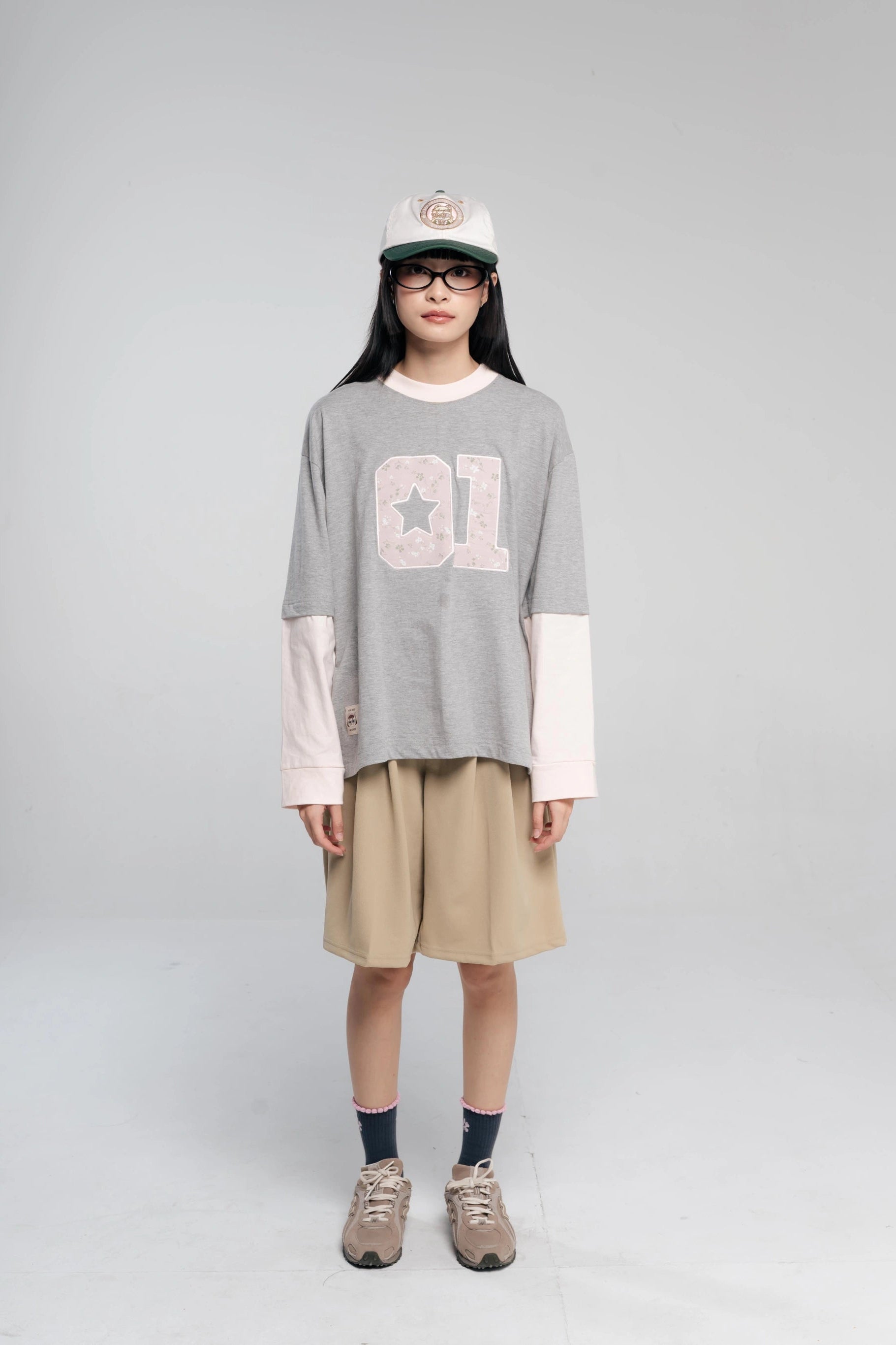 Hoshi Boxy Longsleeve Grey - Tome Ame