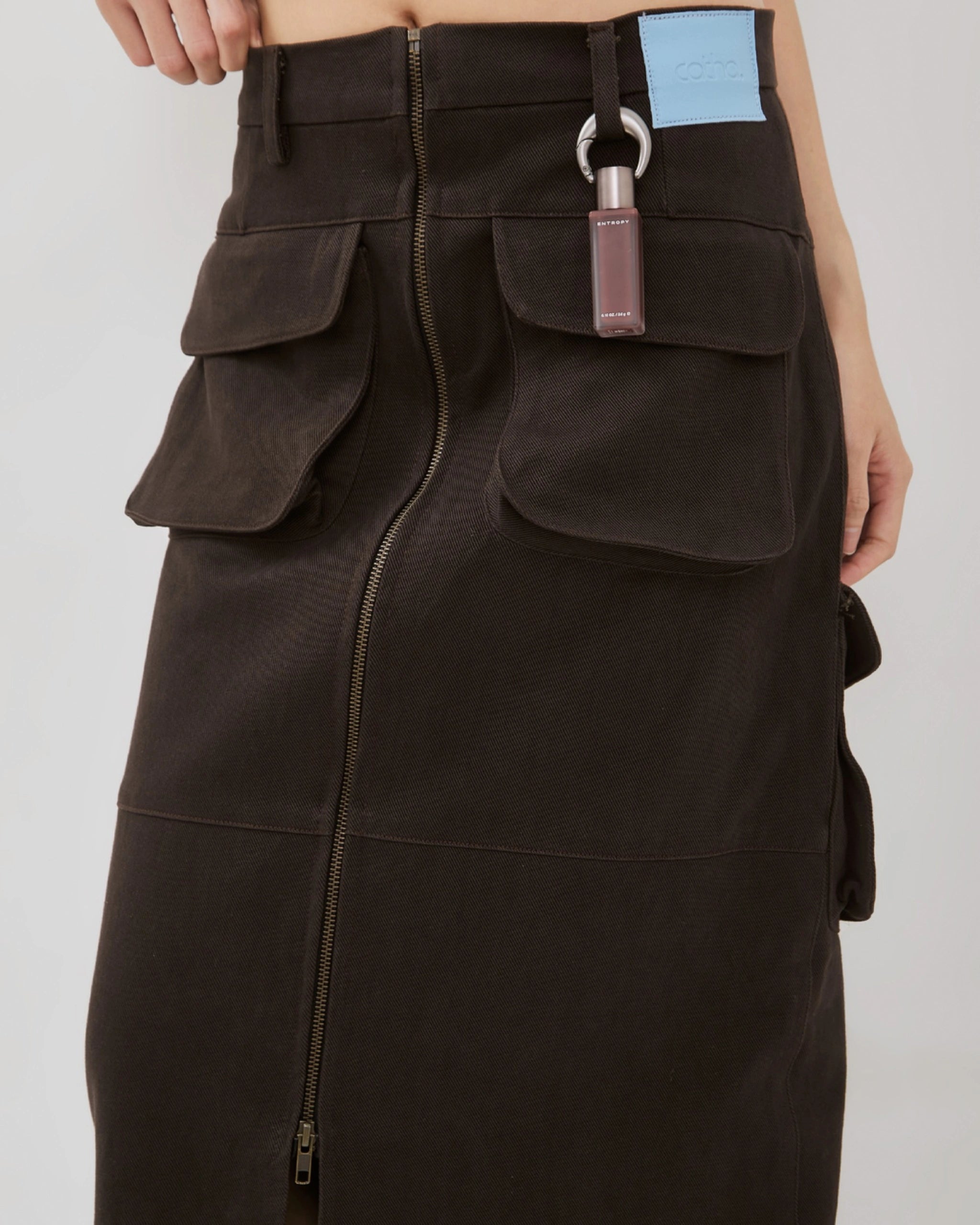 Mova Zip Cargo Long Skirt - Catha