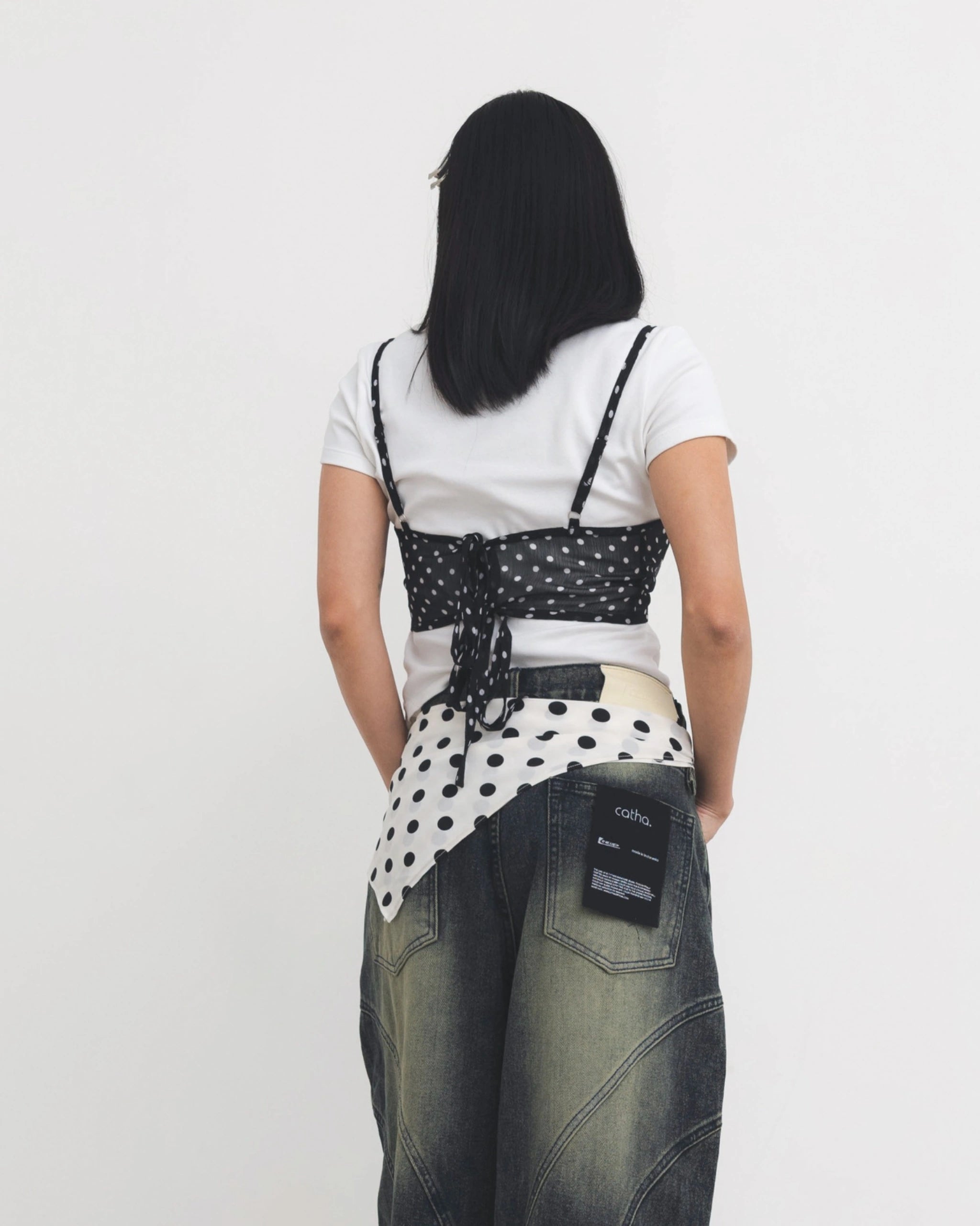 Polka Dot Layer Top - Catha