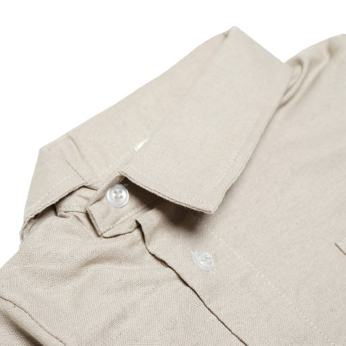 ​Kanazawa Asymetrical Shirt Silkrem - KREM