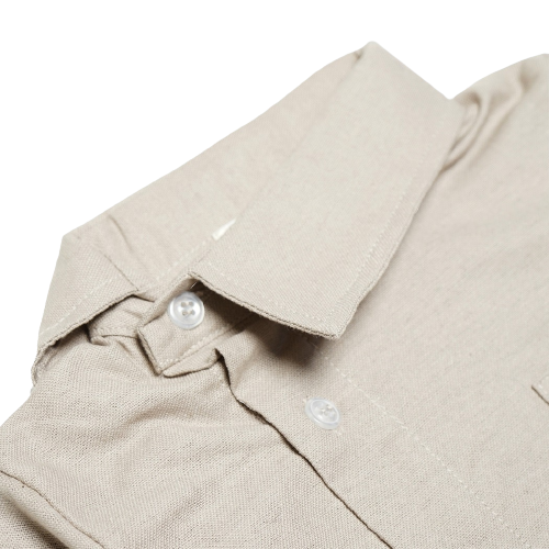 Kanazawa Asymetrical Shirt Silkrem - KREM