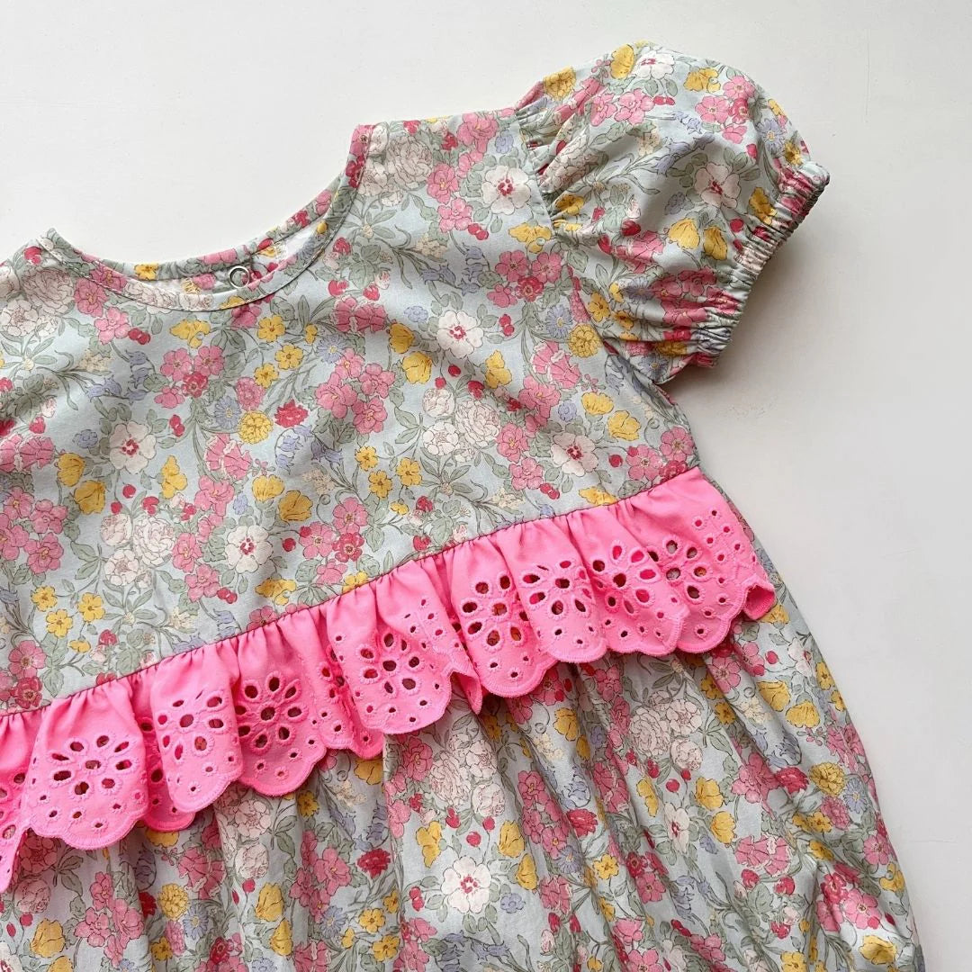 HGL Bambini - Ciya Romper Pink Flower - Naluriforlittleones
