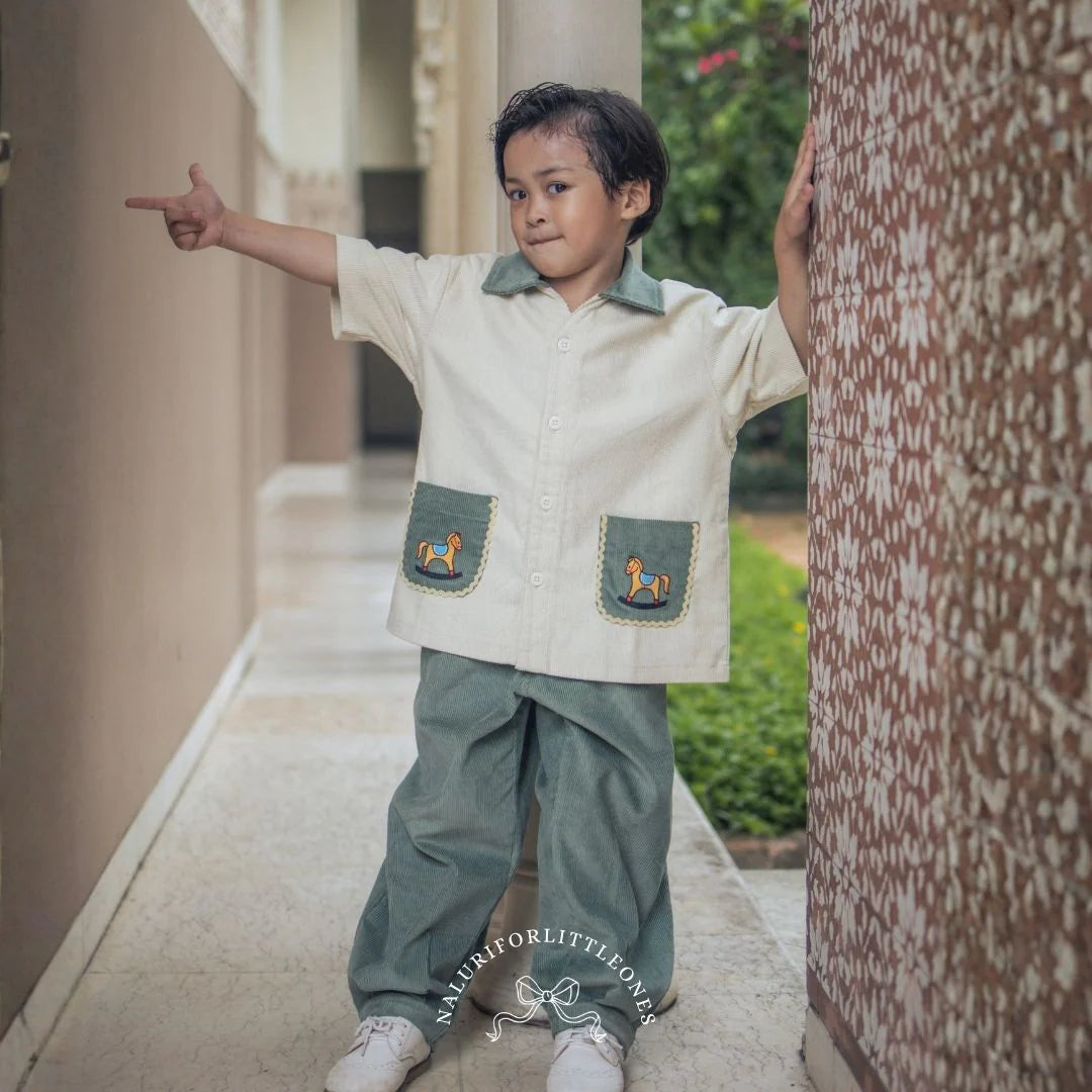 HGL Bambini - Cana Pants Green - Naluriforlittleones