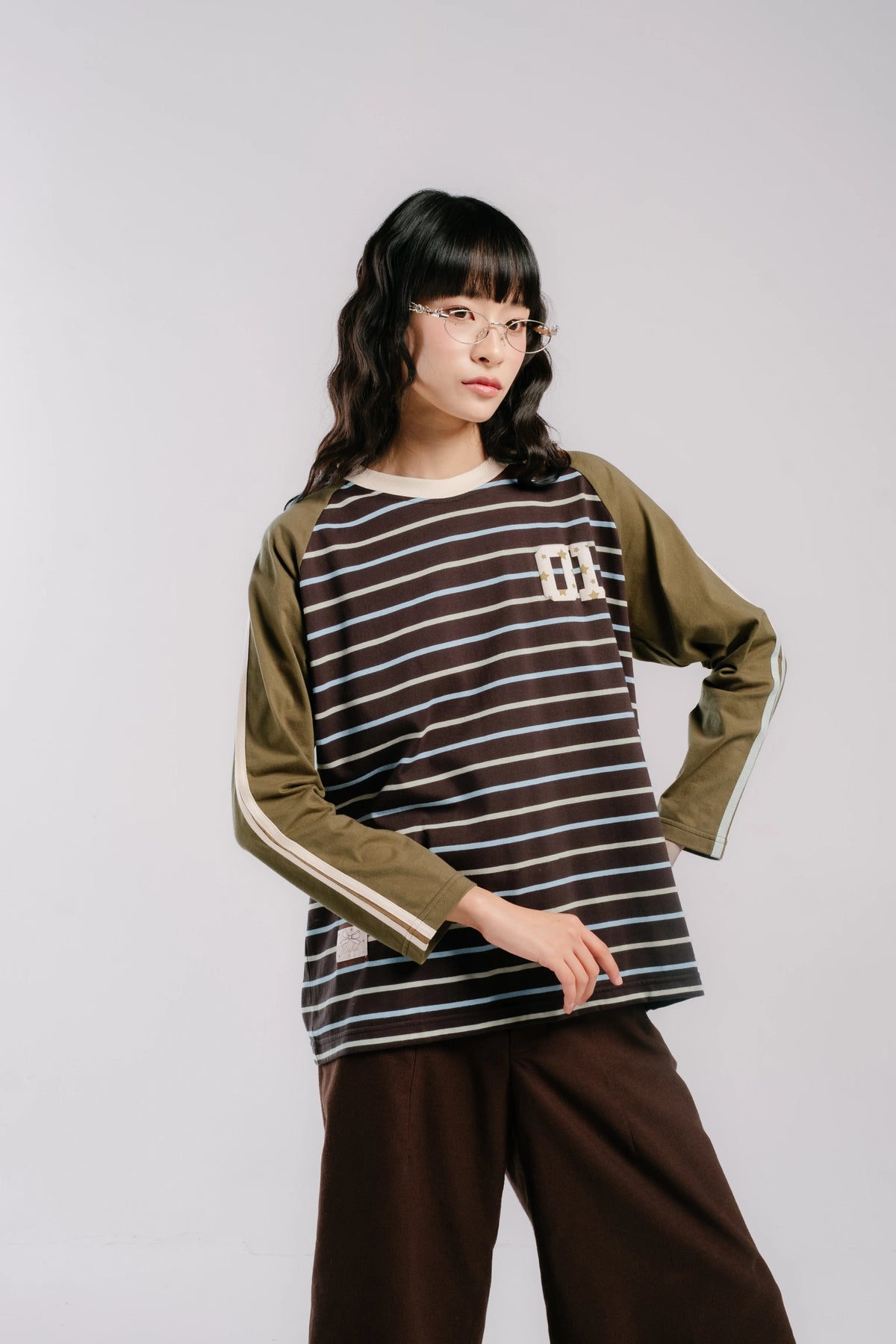 Yoru T-Shirt Brown - Tome Ame