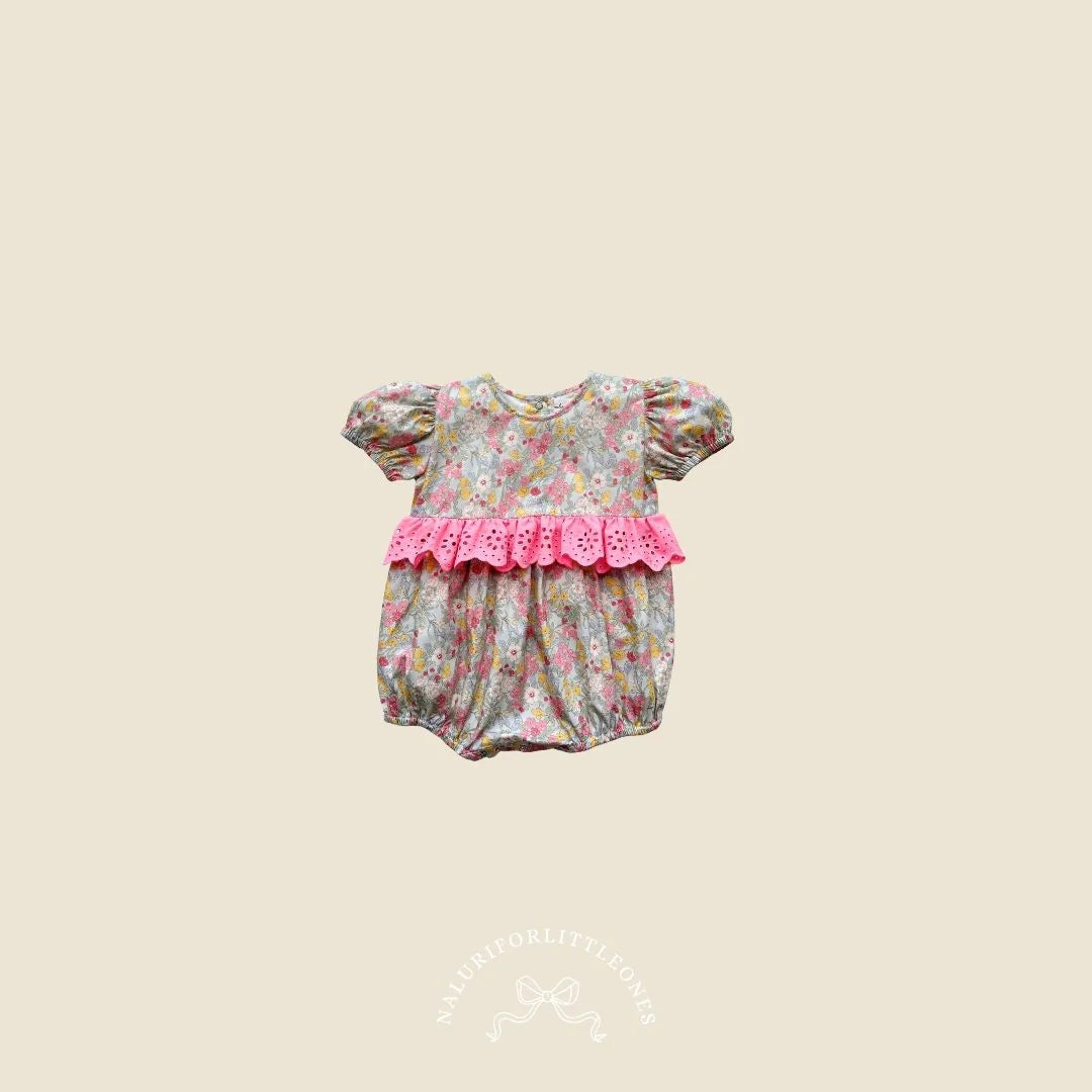 HGL Bambini - Ciya Romper Pink Flower - Naluriforlittleones