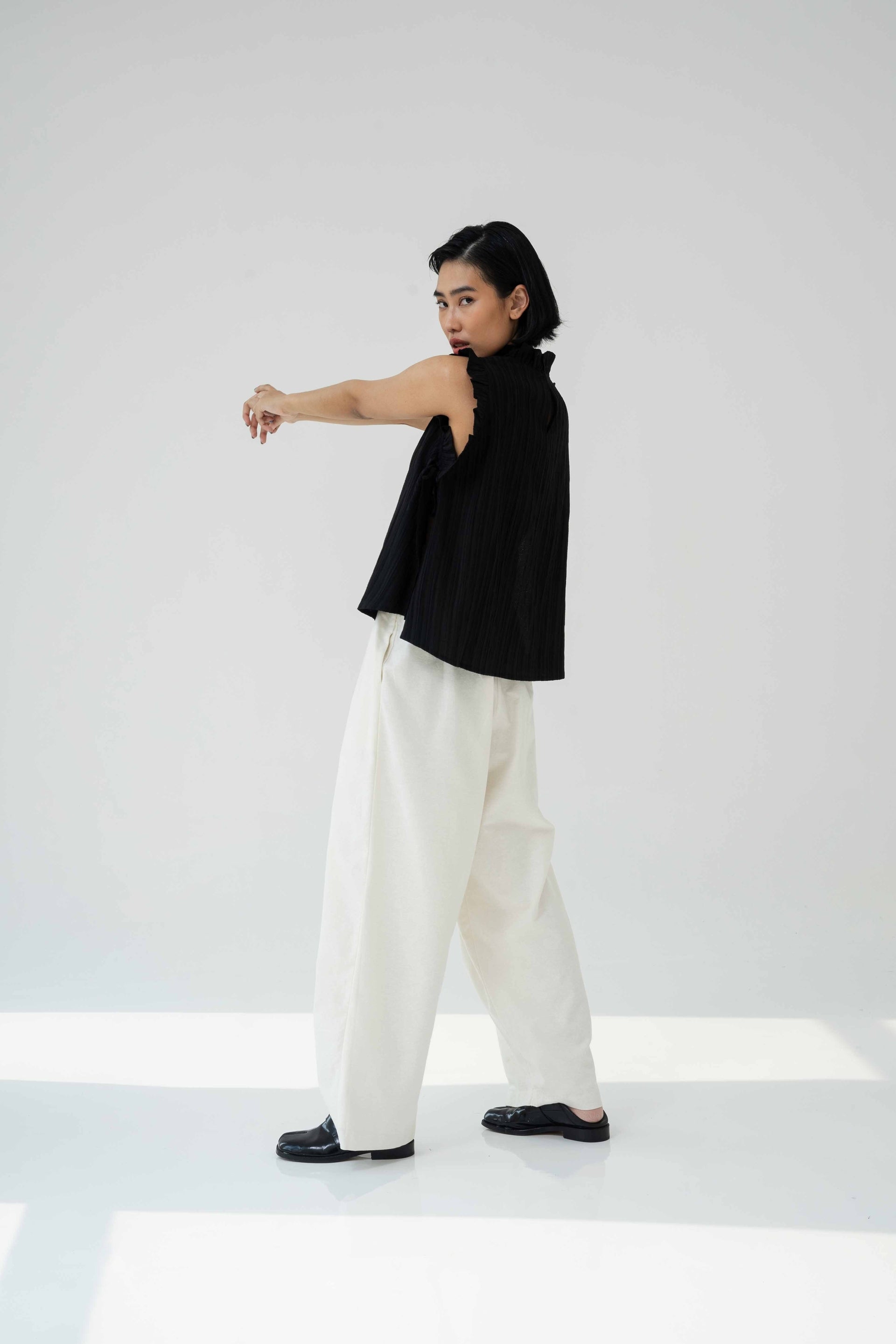 Alika Karis Blouse Black - Morningsol