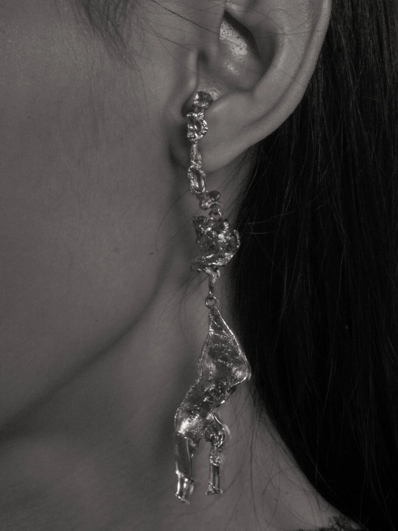 Derai Earrings Silver - Gelap Ruang Jiwa