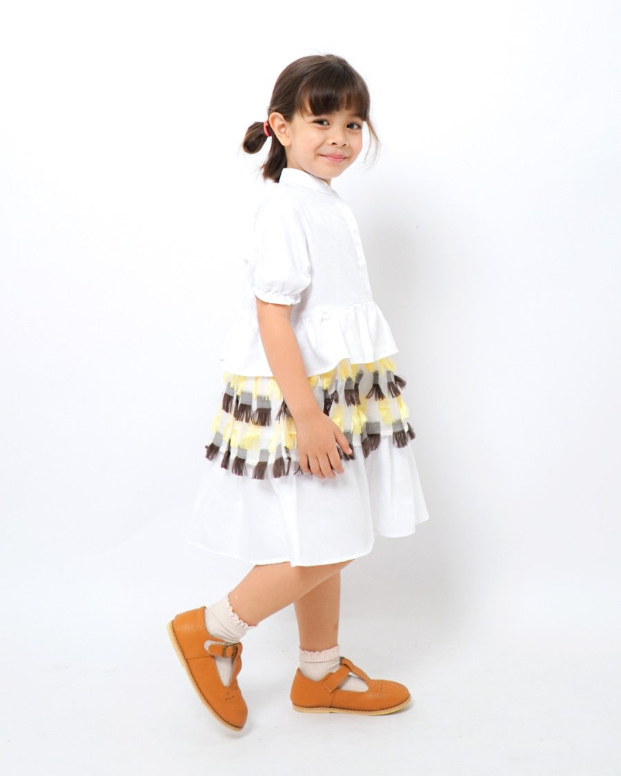 Fara Dress White - Kim And Ki