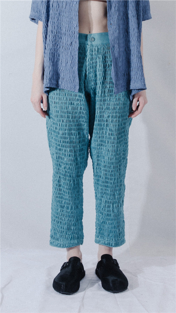 Smockk Steady Pants Teal - La Douche Vita