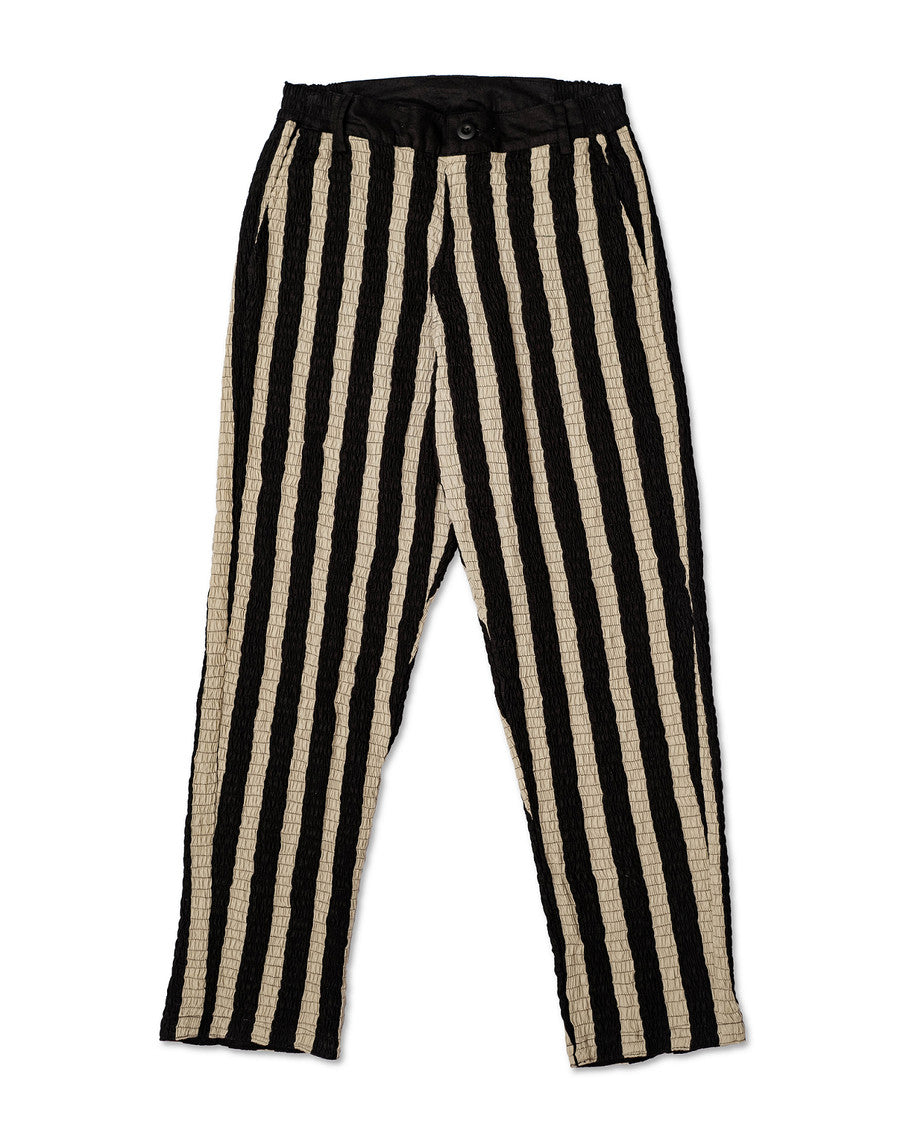 Smoga Steady Pants Black Beige - La Douche Vita