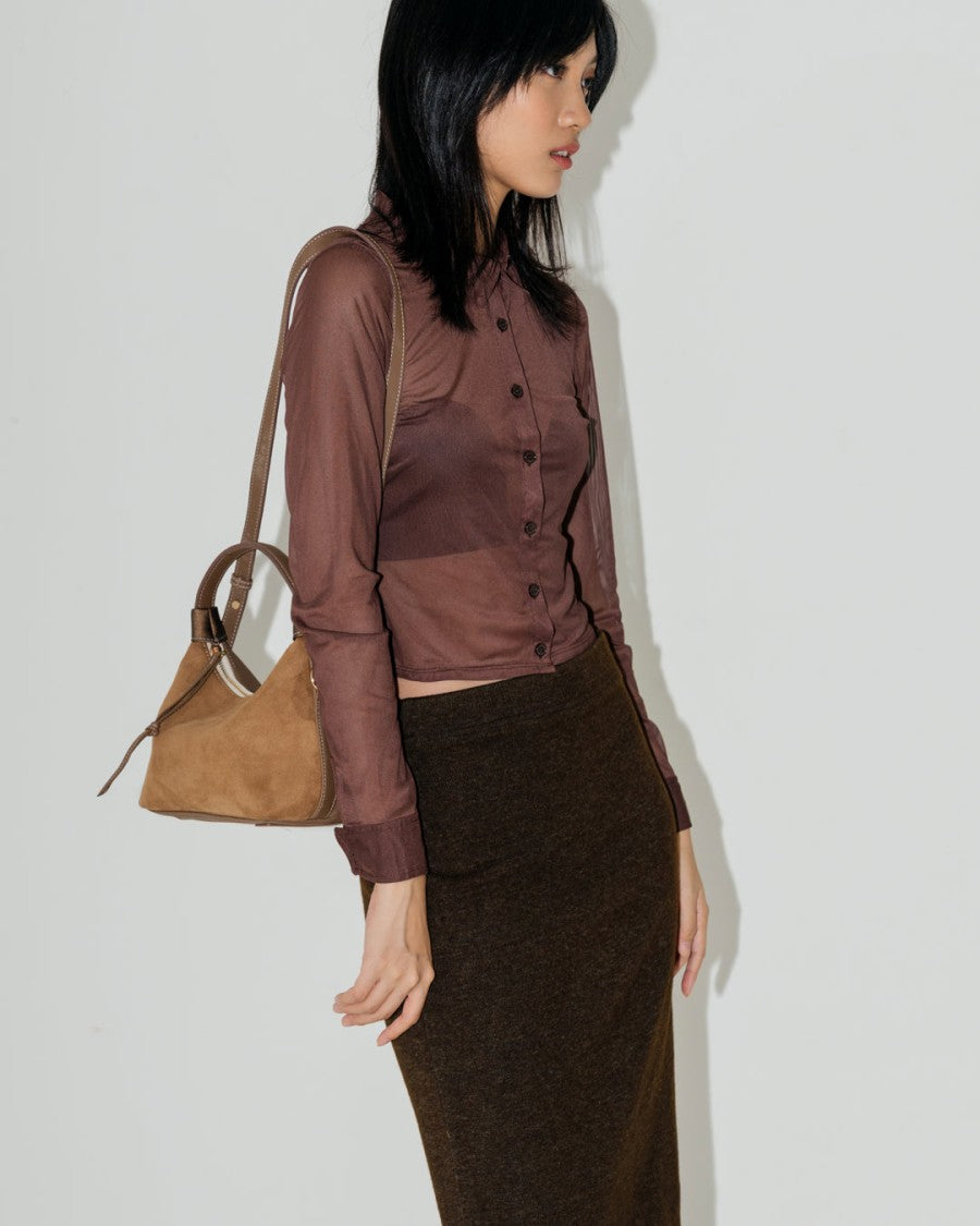 Josvli Pillow Mini Camel Taupe Bag