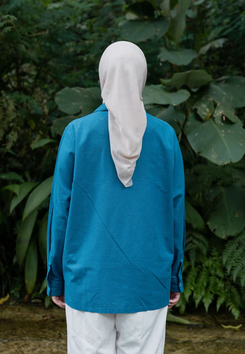 Nonaetal Jemima Heritage Long Sleeve Indigo - Nona
