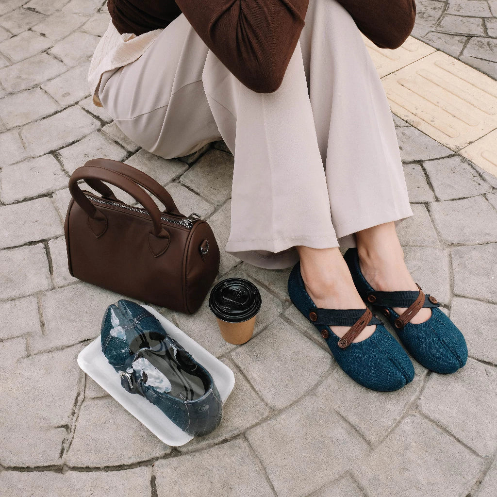 Adel Flatshoes Denim - Mar & Ma