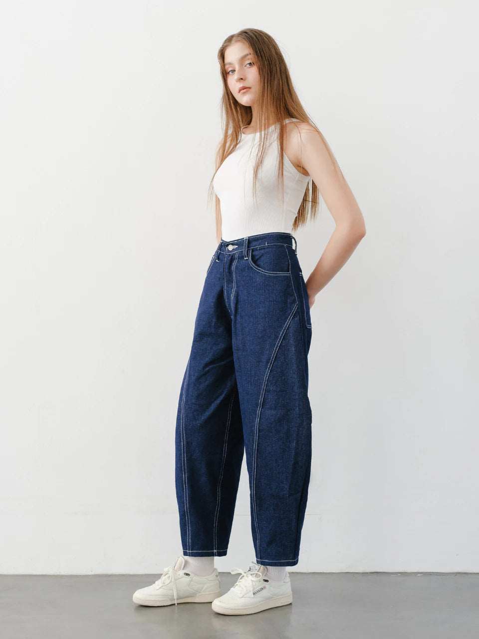 Arlo Barrel Denim Jeans Pants - The Auctus