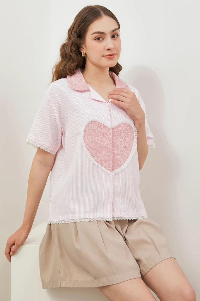 Aurora Shirt Pink - Curato Market