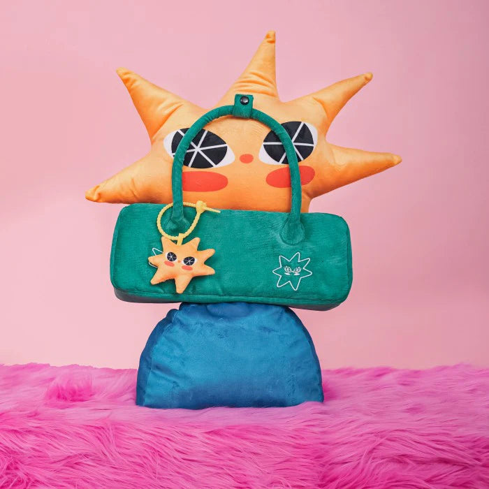 Colorway Baguette Bag Turquoise + Plushie Star - Liunic On Things