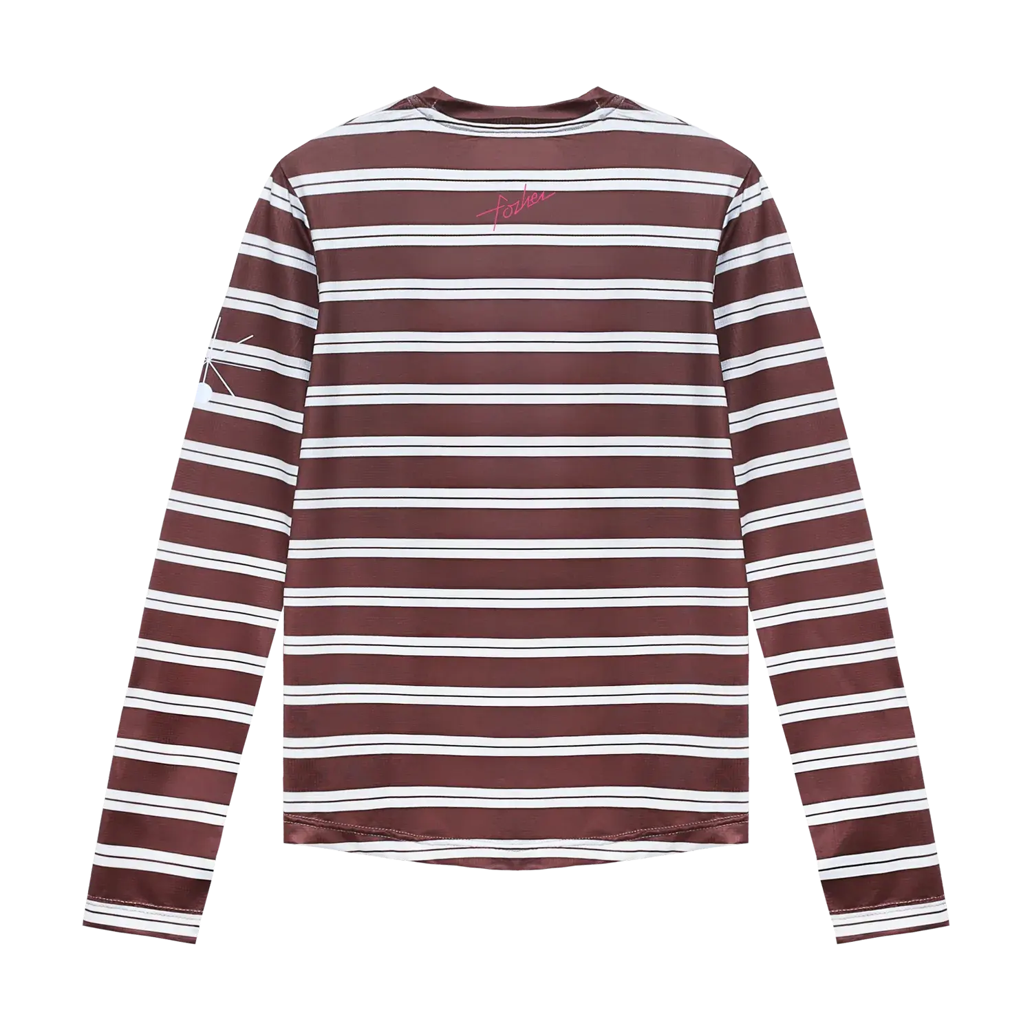 Erin Stripe Longsleeve Brown Cream - Capslock Forher
