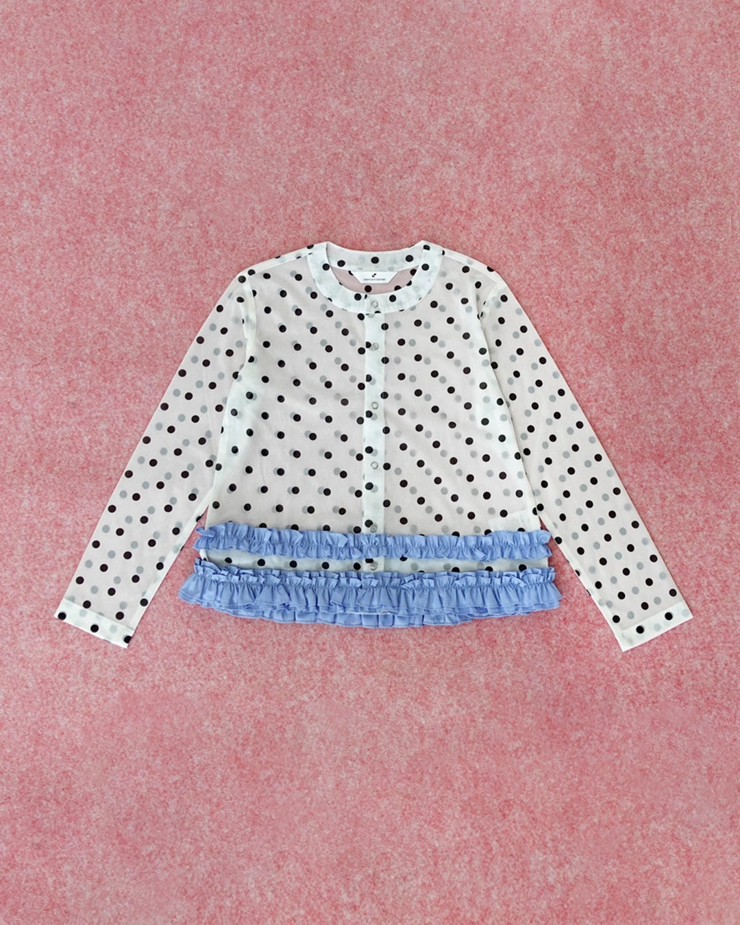 Polkadot Sheer Cardigan - Argyle & Oxford